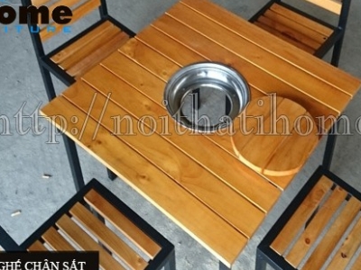 Hình ảnh Bàn ghế nhà hàng lẩu nướng đẹp 009