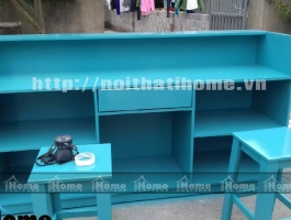 Bàn quầy lễ tân đẹp 004