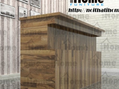 Hình ảnh Quầy bar gỗ thông đẹp