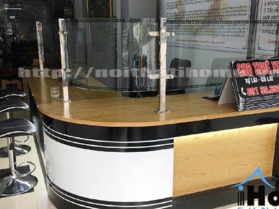 Hình ảnh Bàn quầy lễ tân chũ L đẹp 022