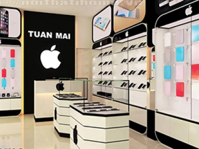 Hình ảnh Thiết kế Shop – Cửa hàng điện thoại diện tích nhỏ tại Hải Phòng