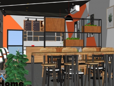 Hình ảnh Thiết kế quán cafe diện tích nhỏ tại Hải Phòng, 