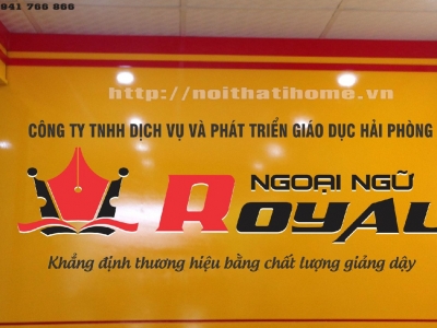 Hình ảnh Thiết kế Trung tâm Ngoại Ngữ Royal Thủy Nguyên – Hải Phòng
