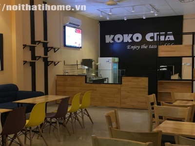 Hình ảnh Thiết Kế Quán Cafe - thiết kế quán trà sữa Hải Phòng