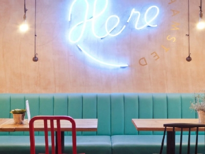 Hình ảnh Thiết kế quán café theo phong cách Retro