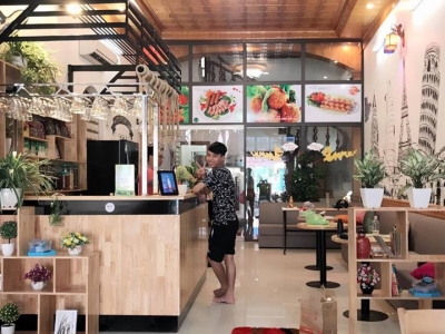 Hình ảnh Thiết kế thi công quán cafe tại Hải Phòng năm 2017