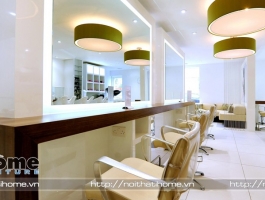 Mẫu thiết kế salon tóc đẹp, sang trọng
