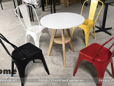 Hình ảnh Ghế tolix có tựa không tay