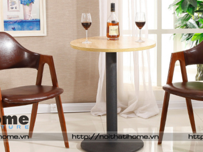 Hình ảnh Bàn ghế cafe compass | Đệm da