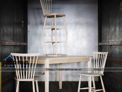 Hình ảnh Ghế gỗ cafe Pinnstol 