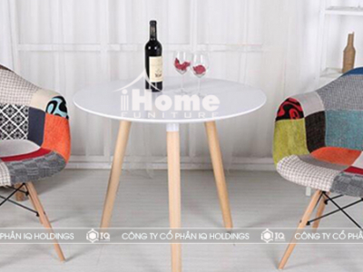 Hình ảnh Ghế cafe Eames tay tựa thổ cẩm 