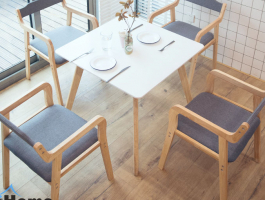 Ghế cafe Retro có tay vịn