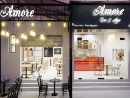 Thiết kế, thi công quán cafe nhỏ đẹp giá rẻ tại Hải Phòng