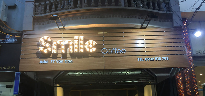 hình ảnh Smile Coffee - Khách hàng thiết kế và thi công quán cafe