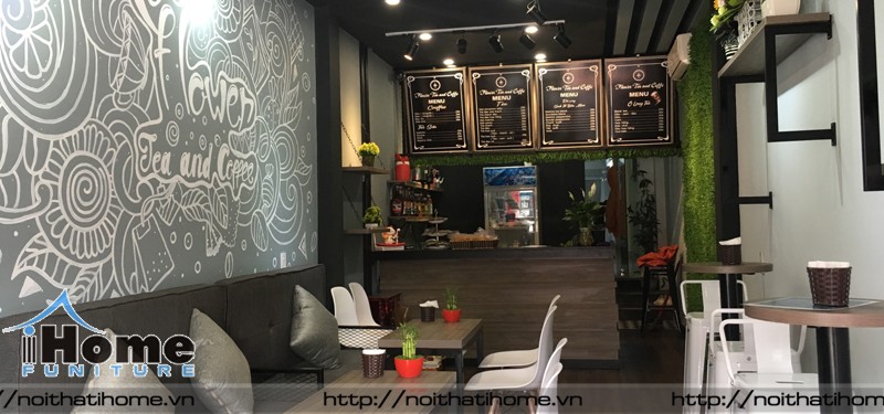 hình ảnh Thiết kế nội thất quán cafe nhỏ mặt phố
