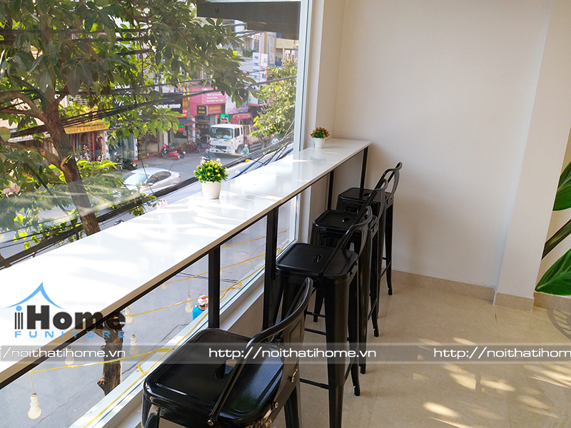 Bàn ghế cà phê tolix