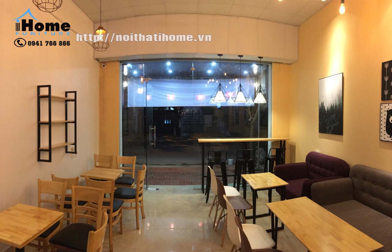 thiết kế nội thất quán trà sữa Hải Phòng
