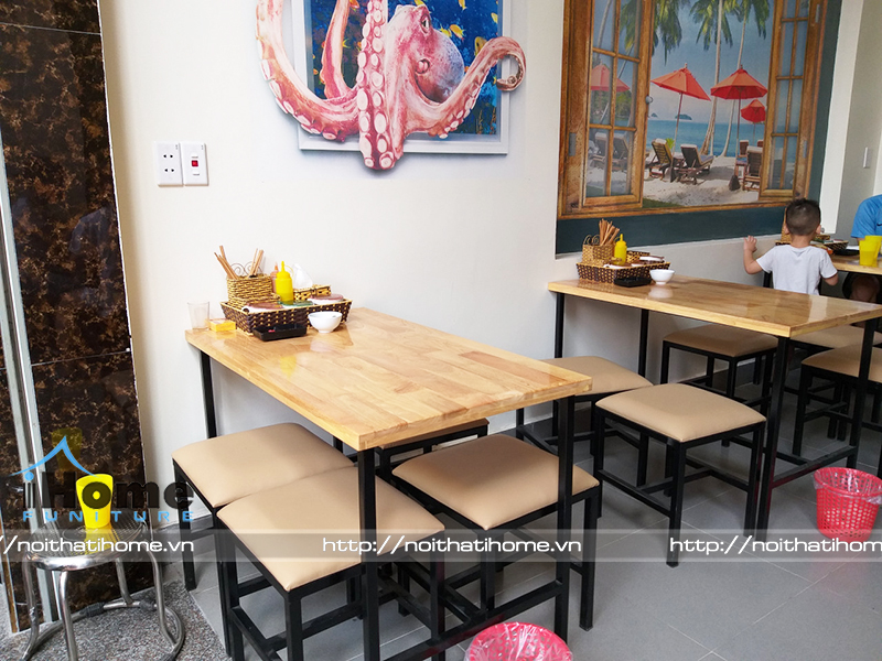 thiết kế nội thất quán ăn tại hải phòng 