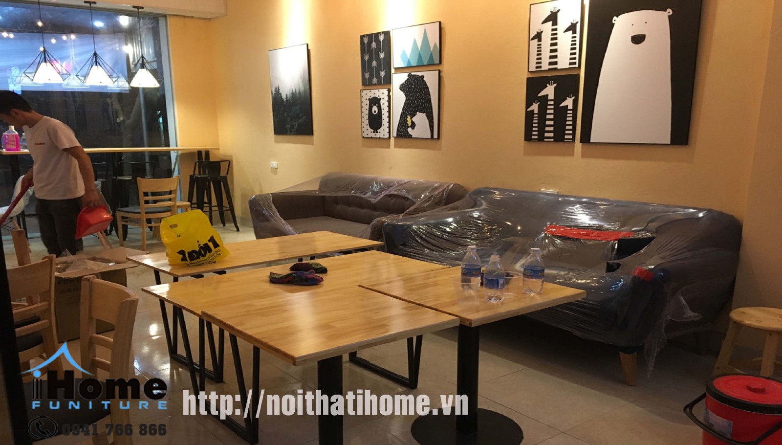 Thiết kế nội thất quán trà sữa đẹp tại hải phòng