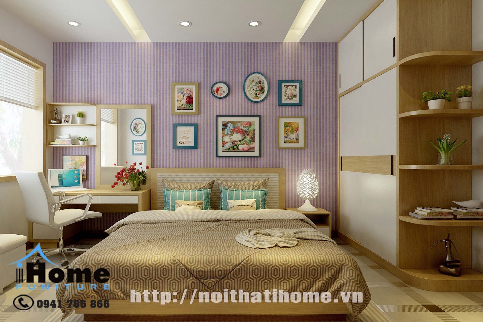 Thiết kế phòng ngủ đẹp tại hải phòng
