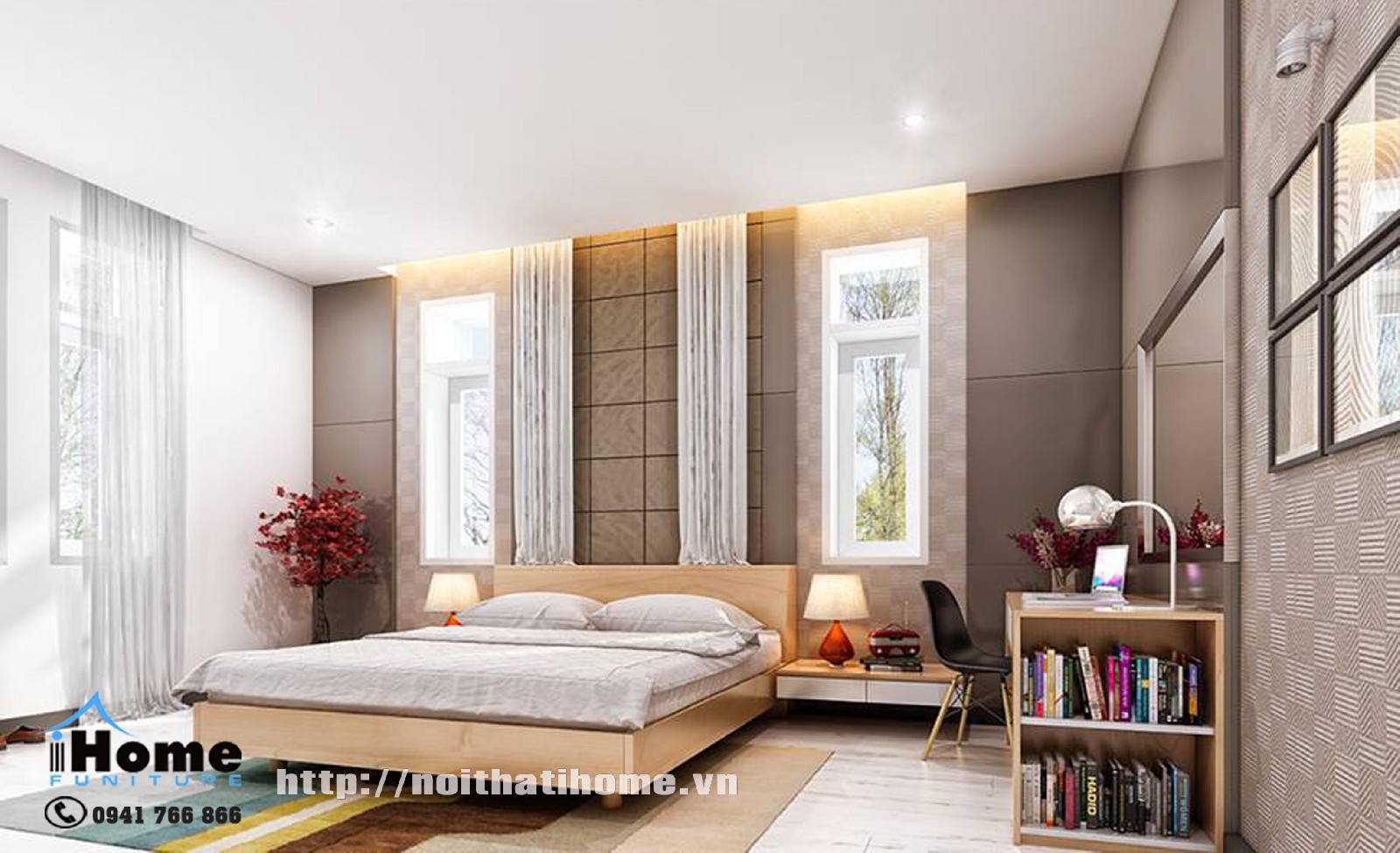 Mẫu thiết kế nội thất phòng ngủ tại Hải Phòng