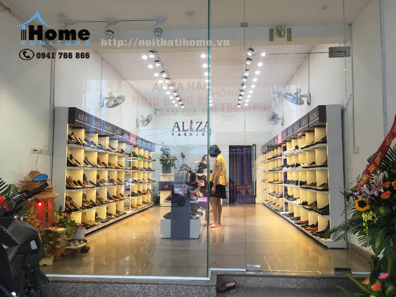 thiết kế shop giày hải phòng