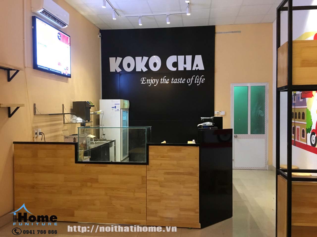 Mẫu thiết kế quán trà sữa đẹp tại Hải Phòng