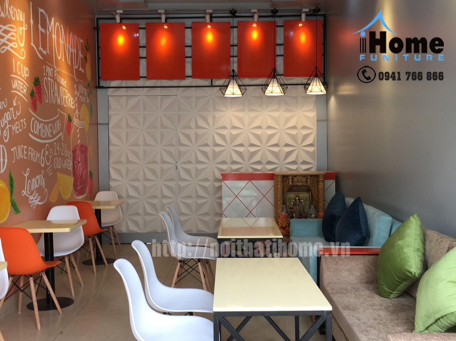 thiết kế bàn ghế cafe hải phòng