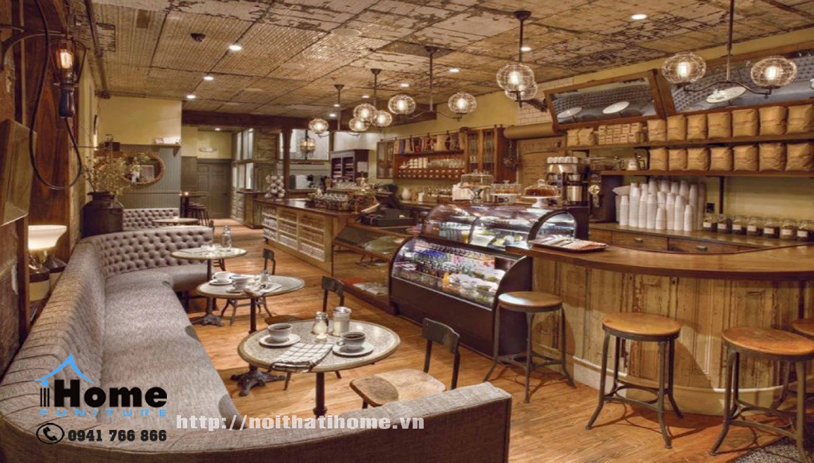 Thiết kế quán cafe đẹp tại Hải Phòng