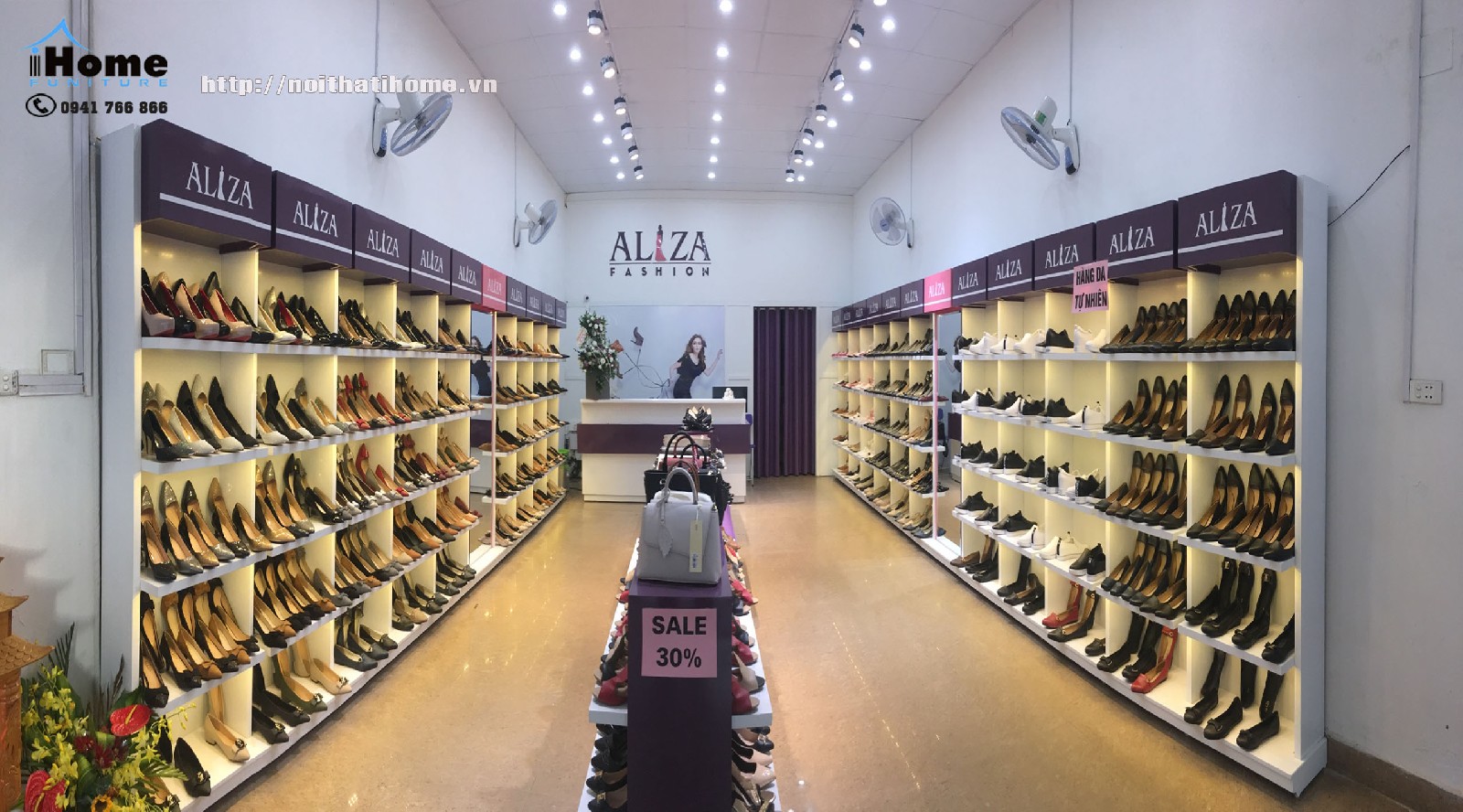 Thiết kế shop giày đẹp hải phòng