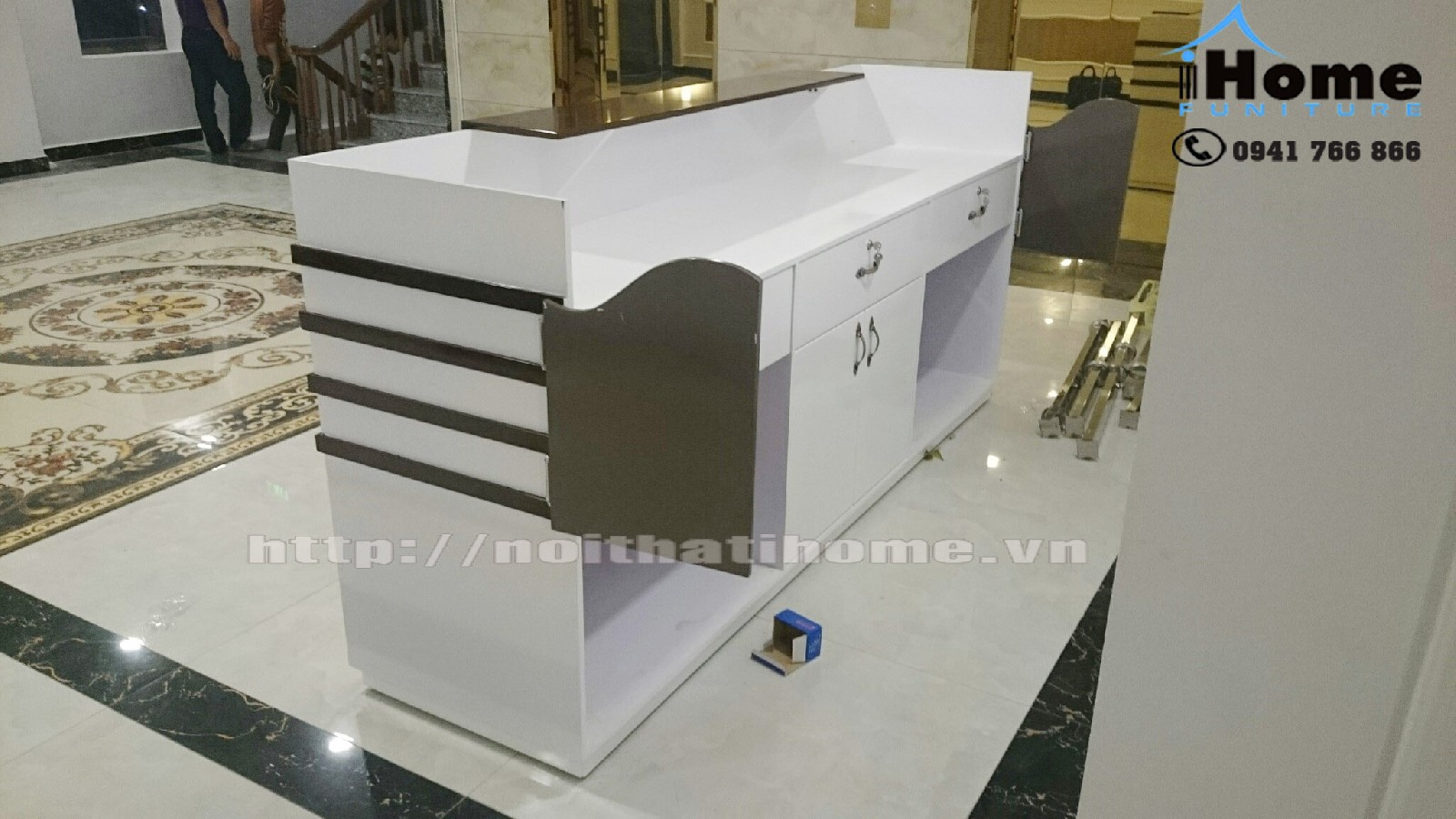 quầy lễ tân giá rẻ tại hải phòng