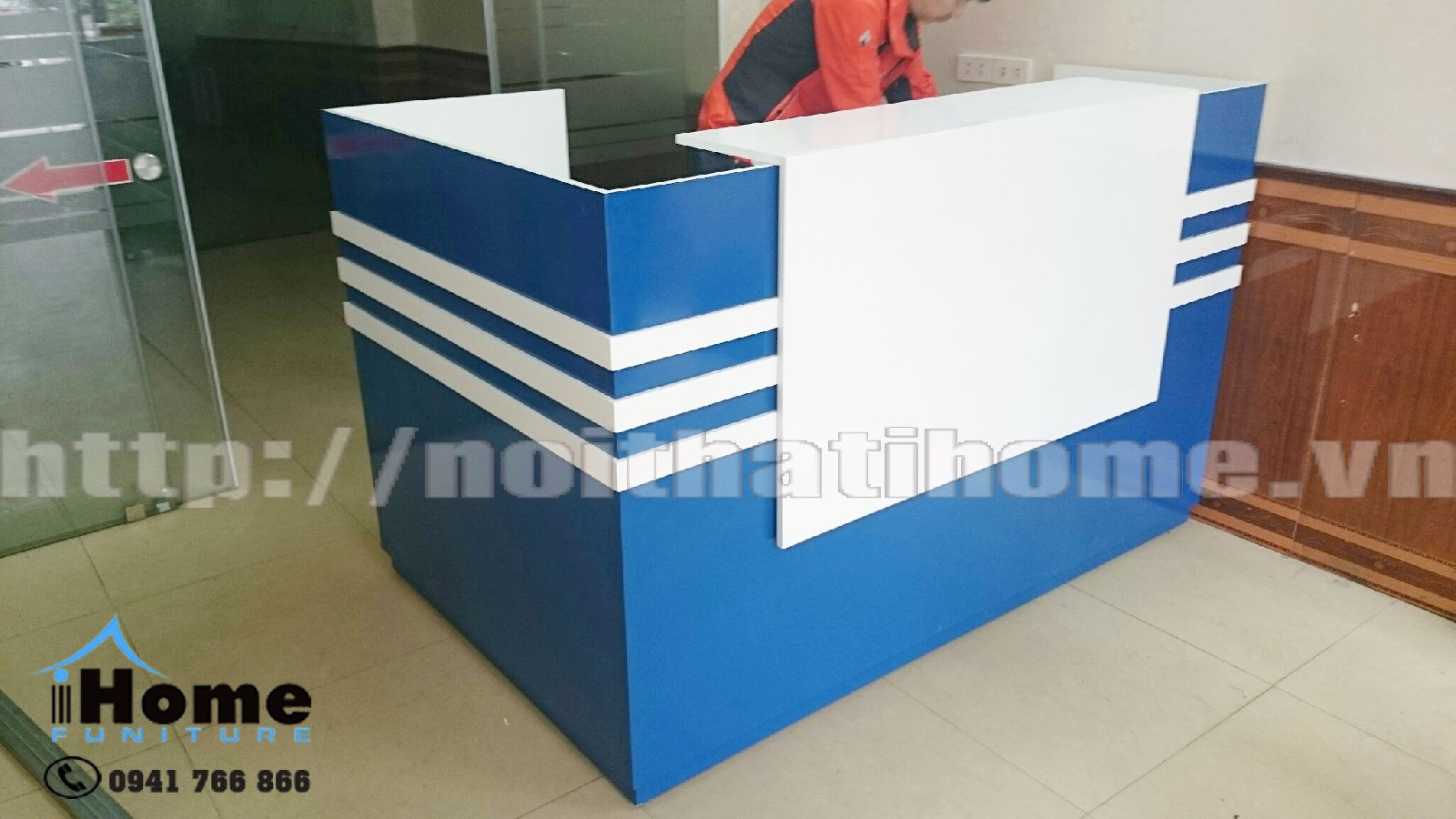 bàn quầy lễ tân hải phòng