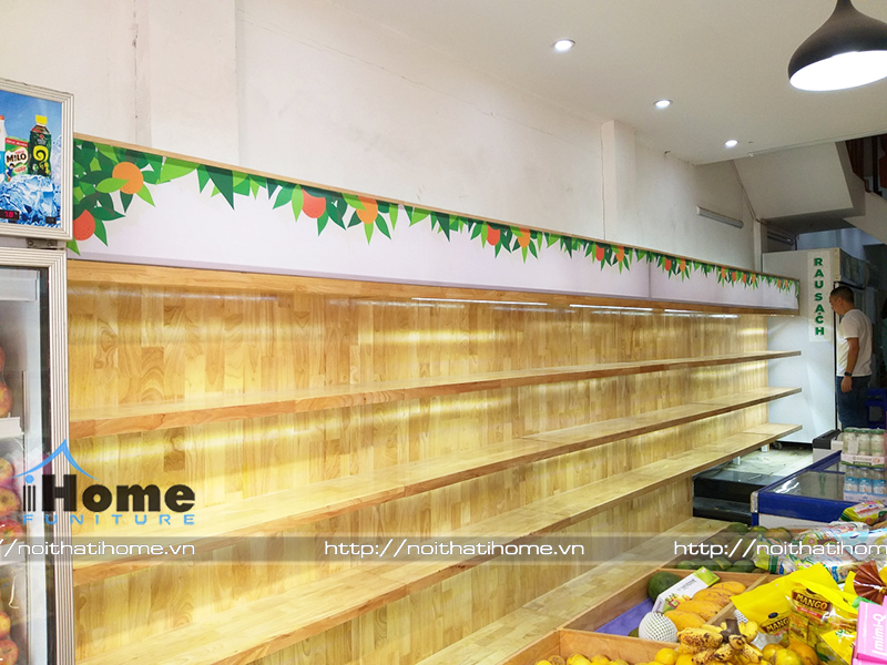 mẫu thiết kế shop thực phẩm sạch tại hải phòng