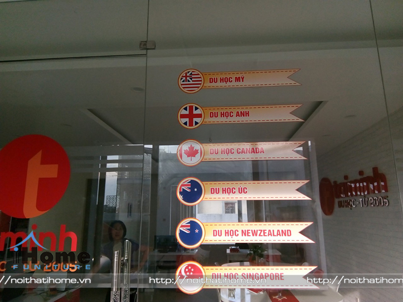 Thiết kế trung tâm tư vấn du học tại Hải Phòng
