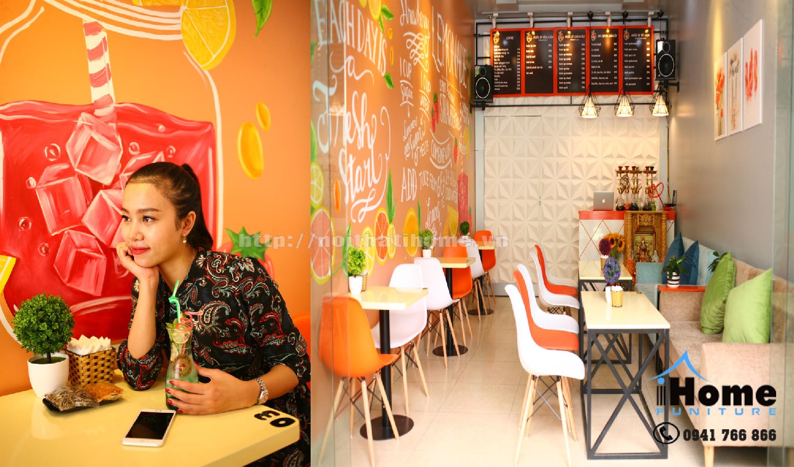 Thiết kế bàn ghế nhà hàng hải phòng
