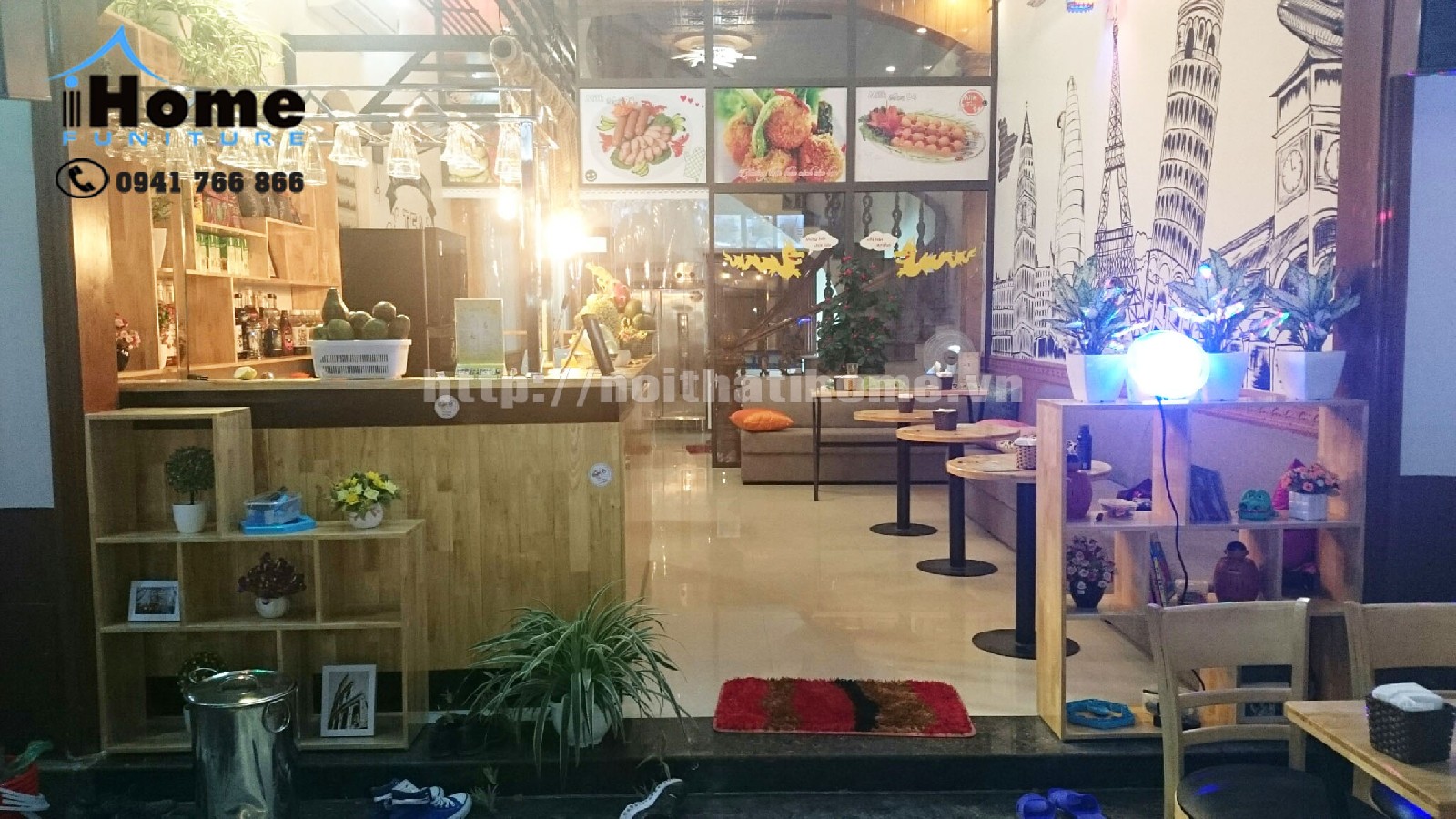 Thiết kế quán cà phê - trà sữa Hải Phòng