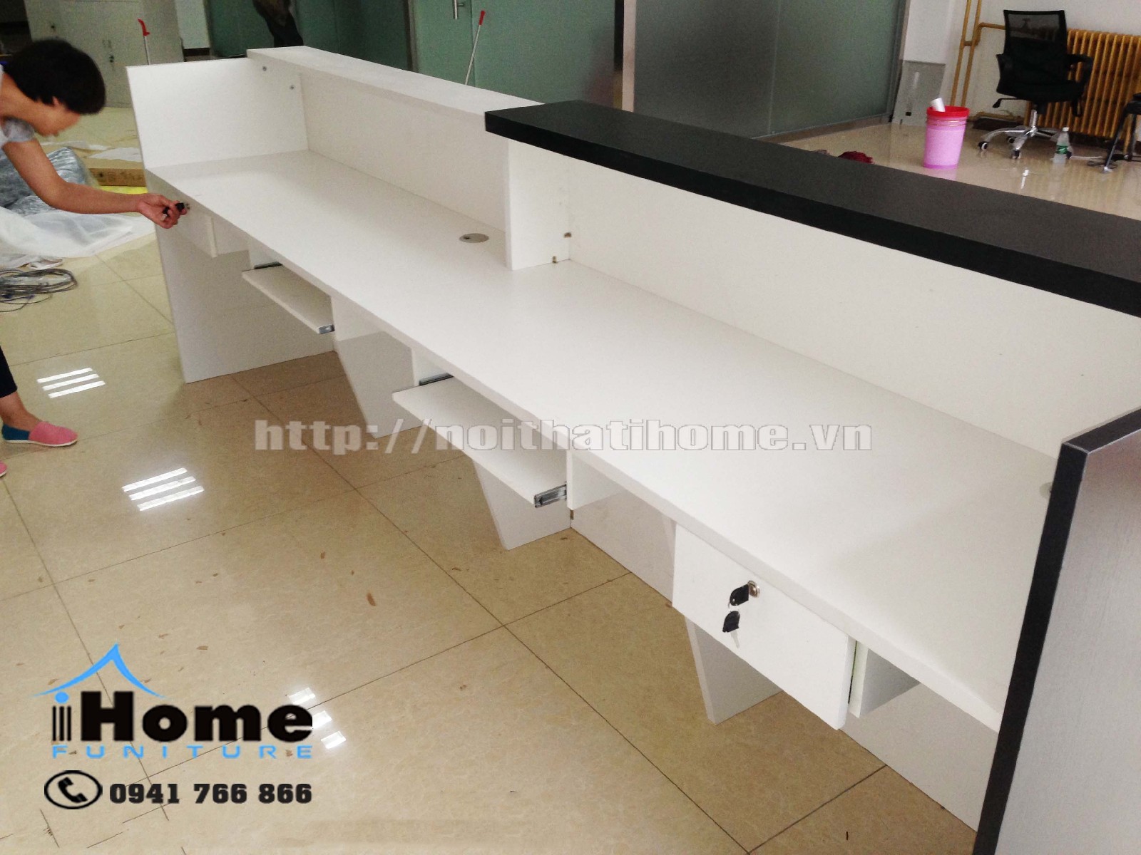 Quầy lễ tân khách sạn tại Hải Phòng