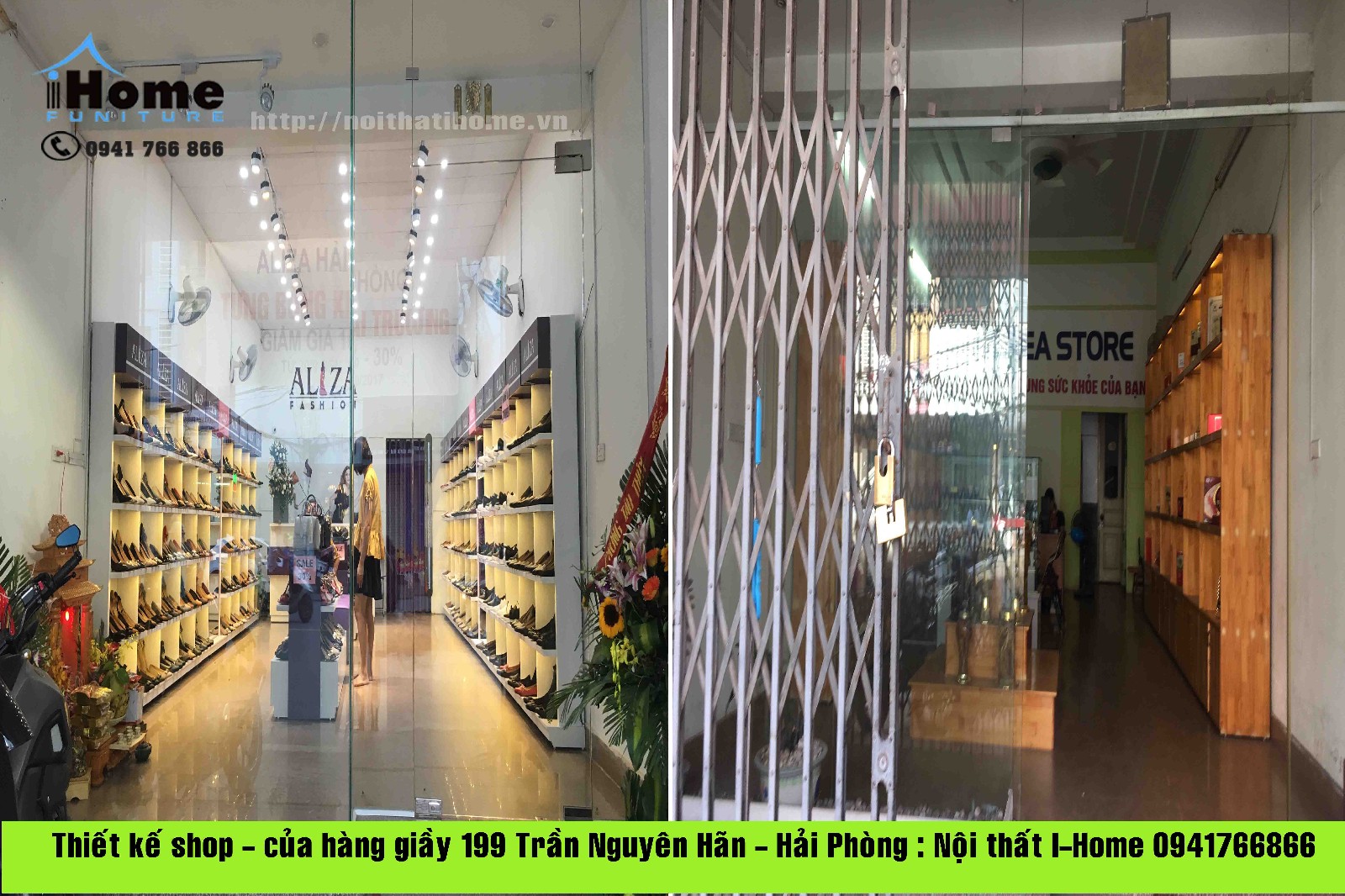 Thiết kế của hàng giày hải phòng