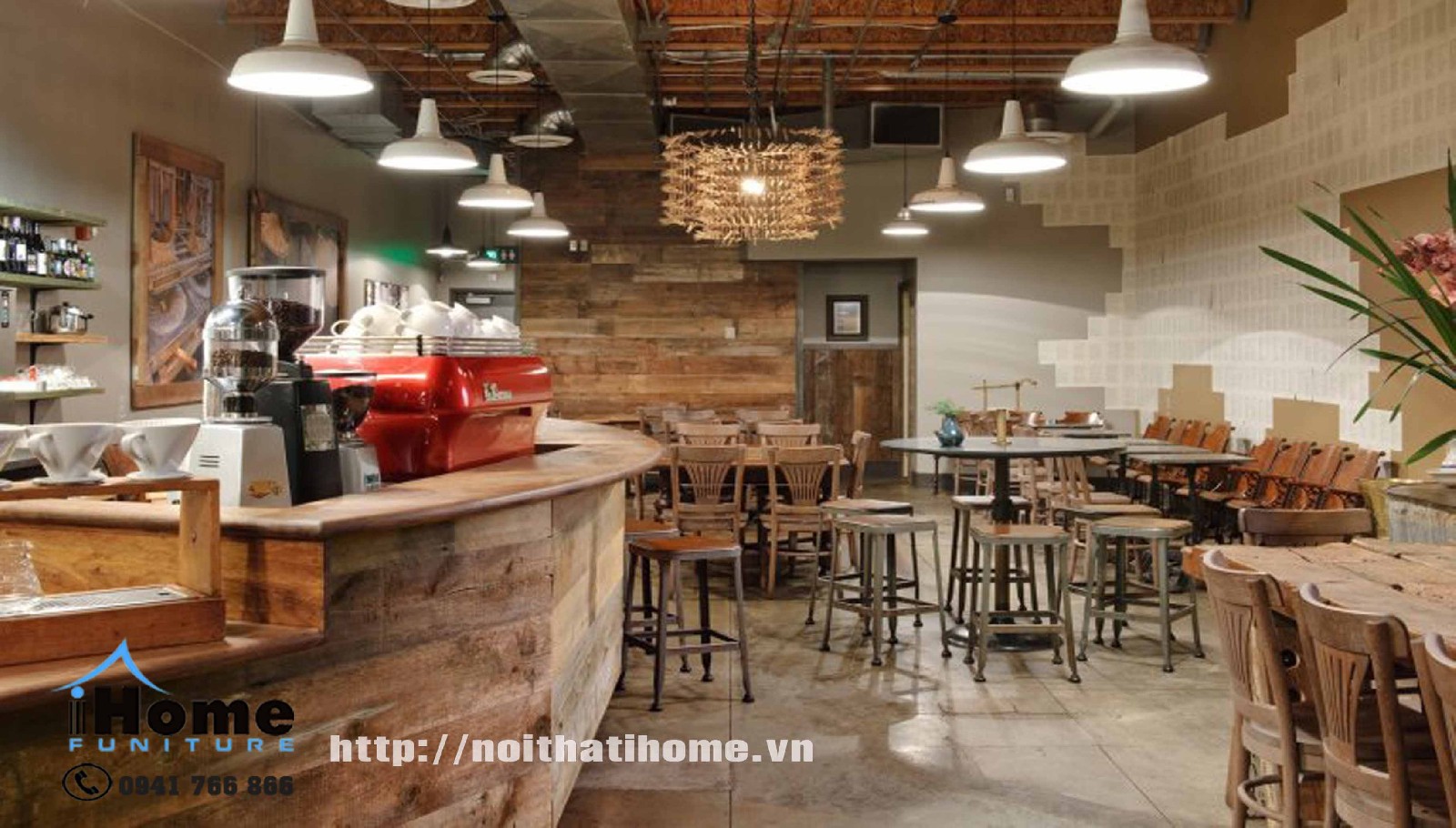 thiết kế quán cafe đẹp tại Hải Phòng