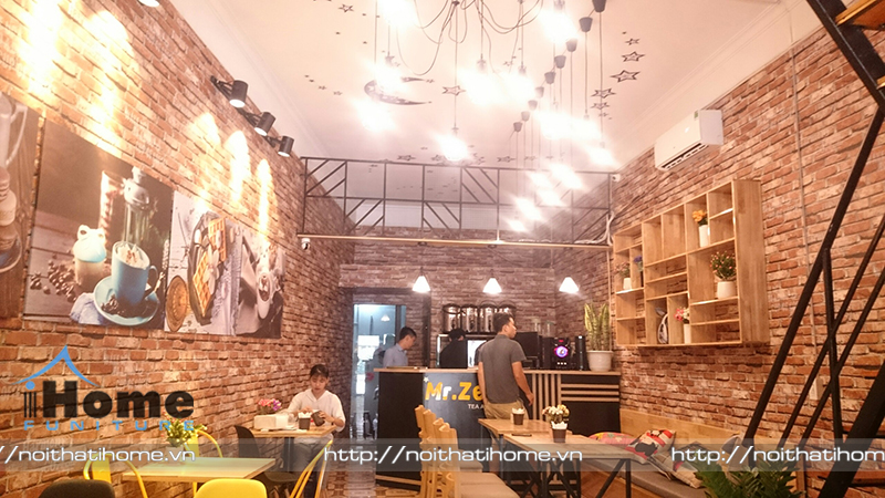 Thi công nội thất quán cafe tại hải dương