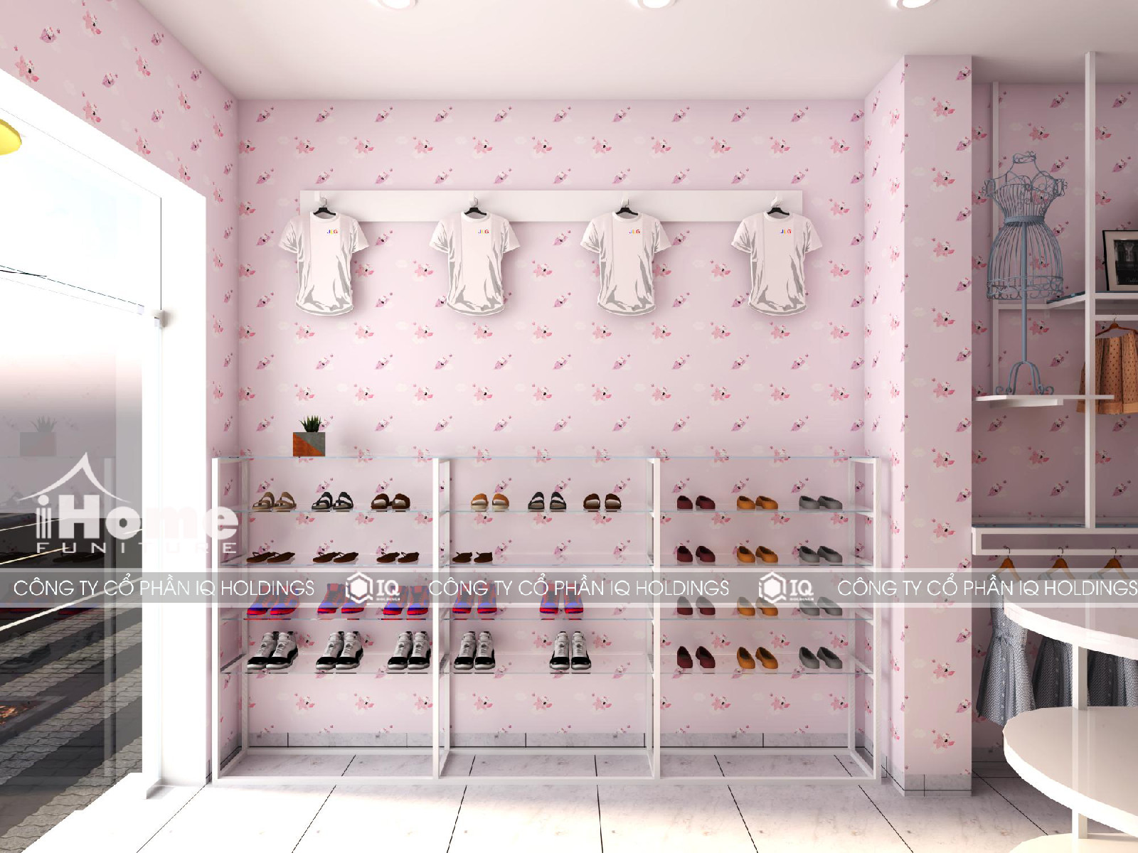 thiết kế shop thời trang cho trẻ em tại hải phòng 