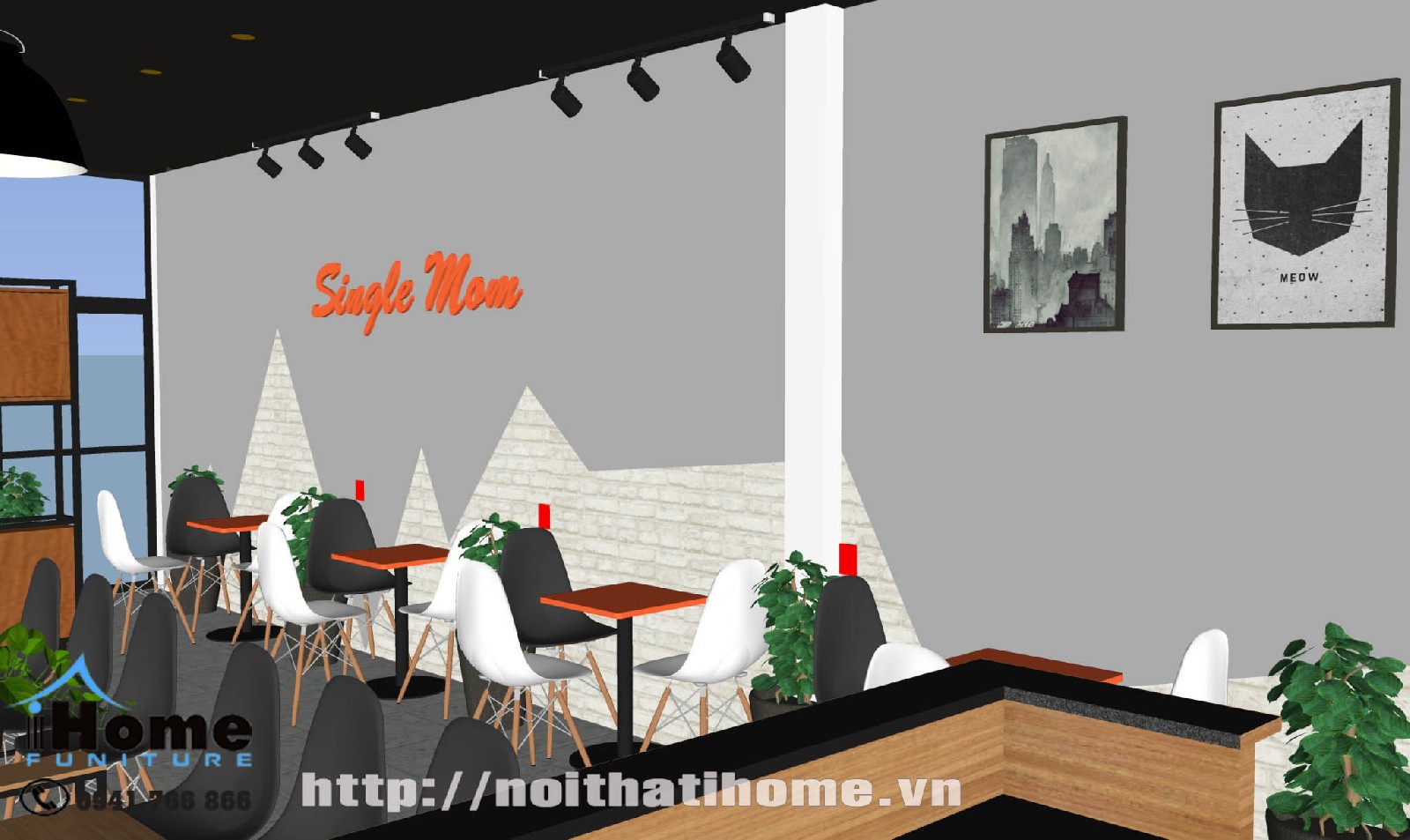 thiết kế quán cafe đẹp tại Hải Phòng