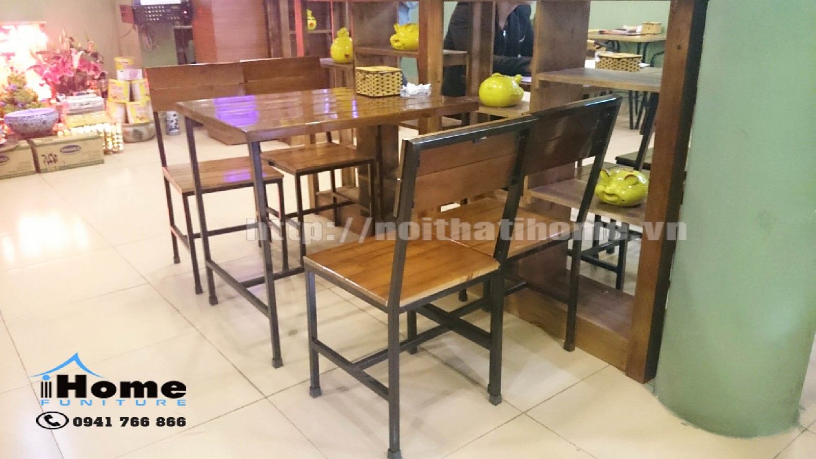 bộ bàn ghế cafe