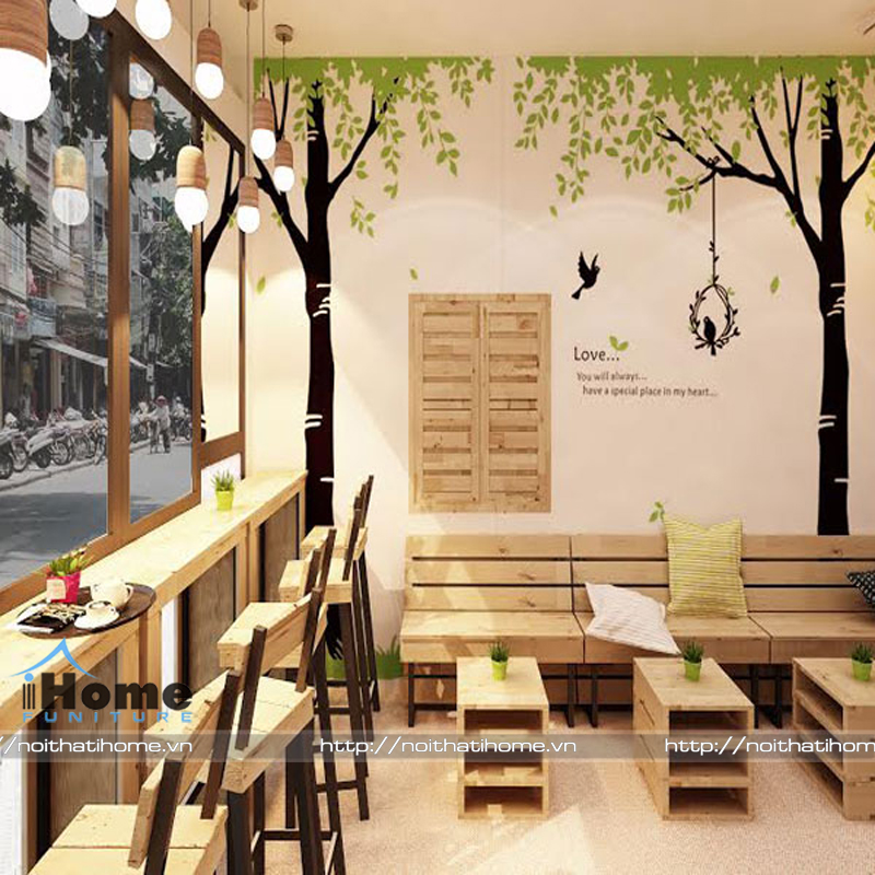 trang trí quán cafe