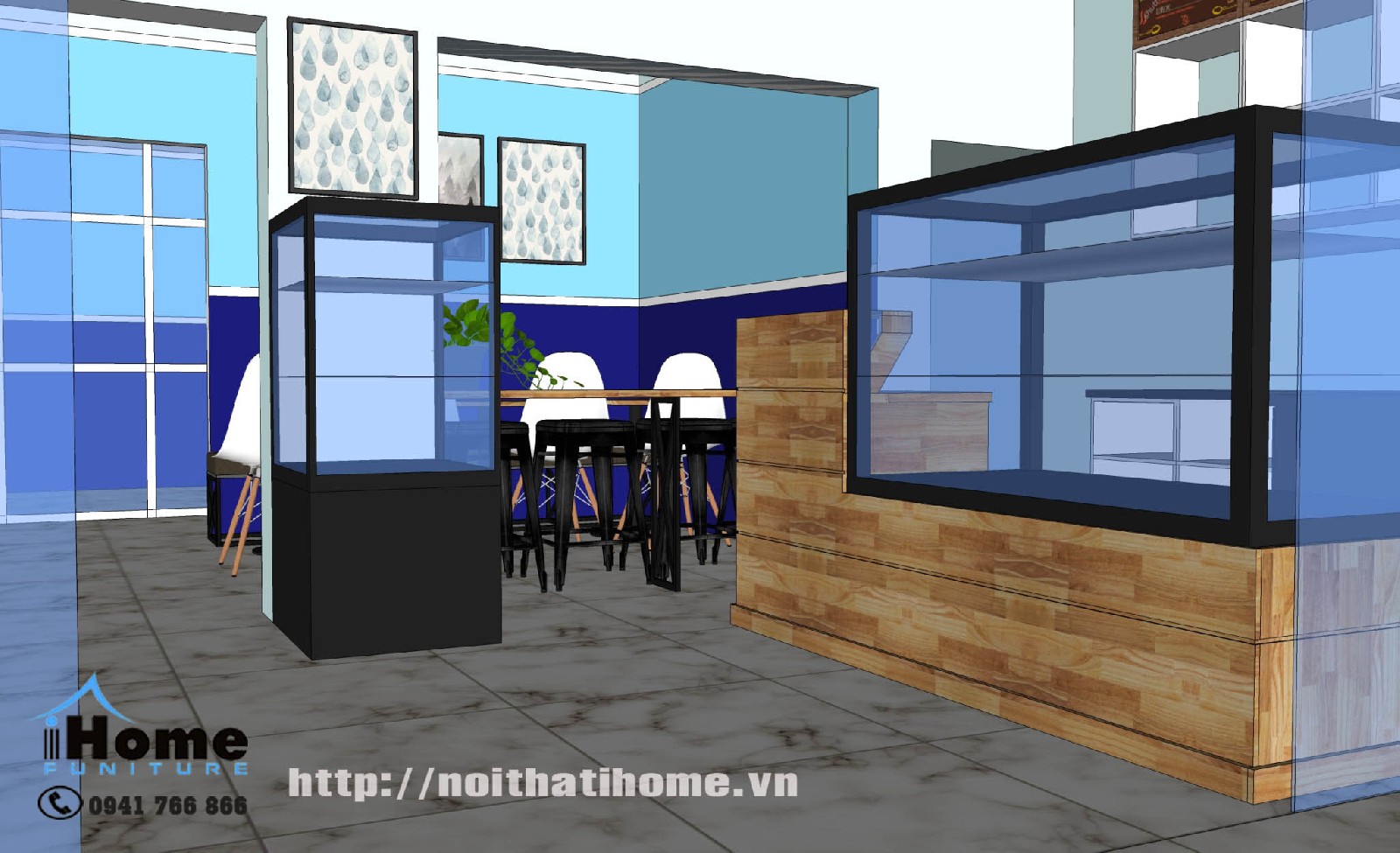 Thiết kế thi công quán cà phê ở hải phòng
