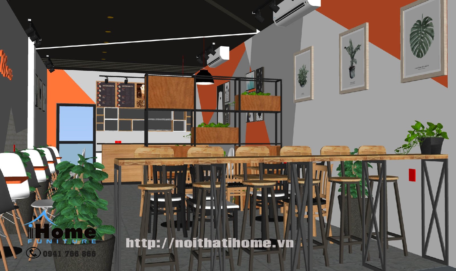 Thiết kế quán cafe đẹp tại Hải Phòng