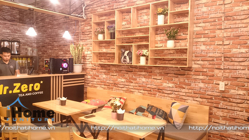 Thi công nội thất quán cafe tại hải dương