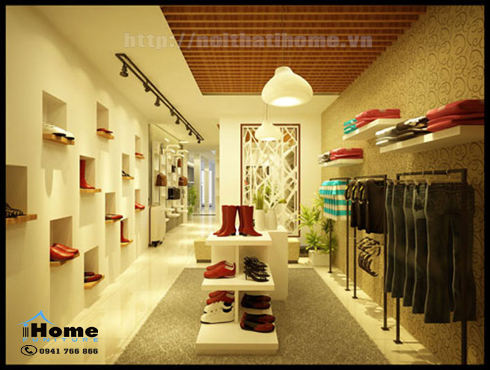 mẫu thiết kế cửa hàng thời trang nữ đẹp ở tại hải phòng