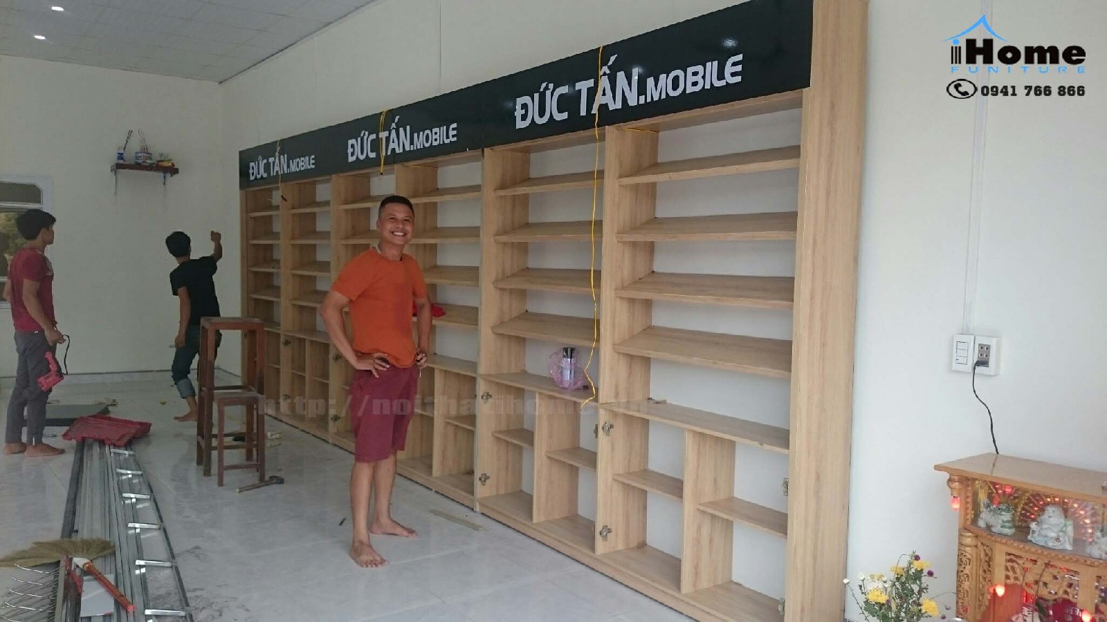 thiết kế shop – cửa hàng điện thoại ở tại hải phòng
