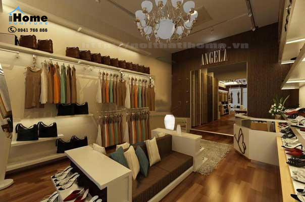 mẫu thiết kế cửa hàng thời trang nữ đẹp ở tại hải phòng